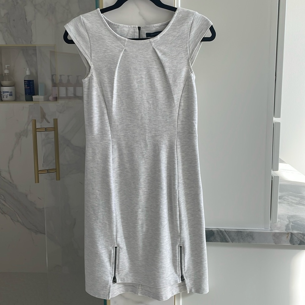 French Connection Zipper Detail Dress us2